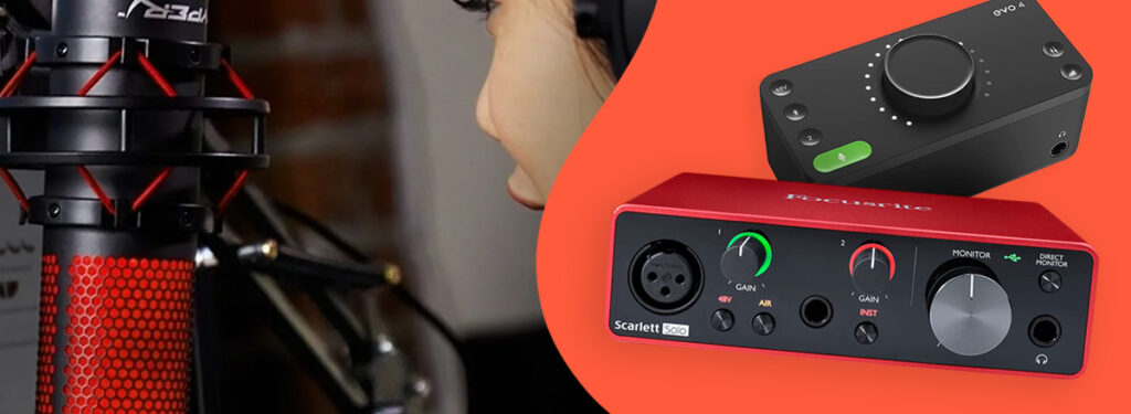Forucsrite Scarlett Solo vs Ambient Evo 4 for Streaming Banner Image
