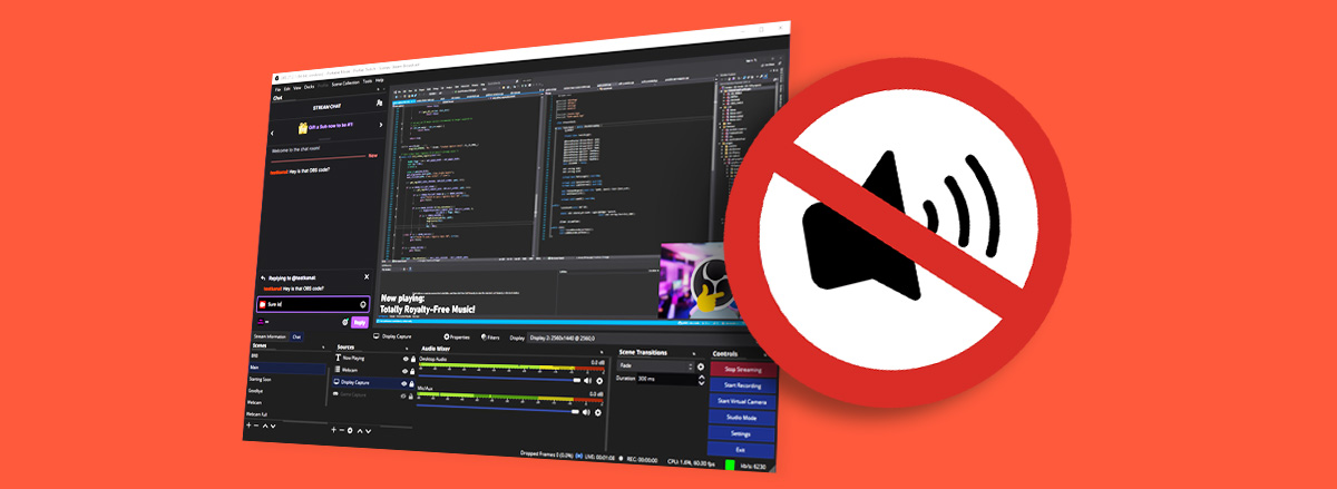 How to Fix No Sound in OBS Banner Image