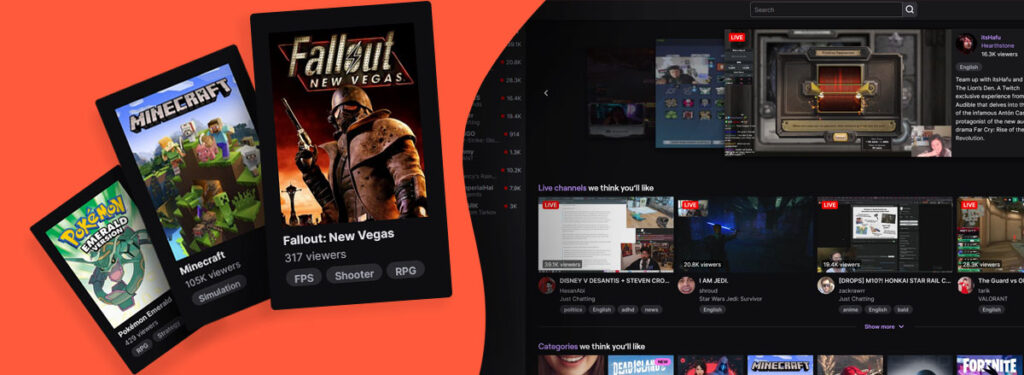 Best Games to Stream on Twitch for new streamers banner image