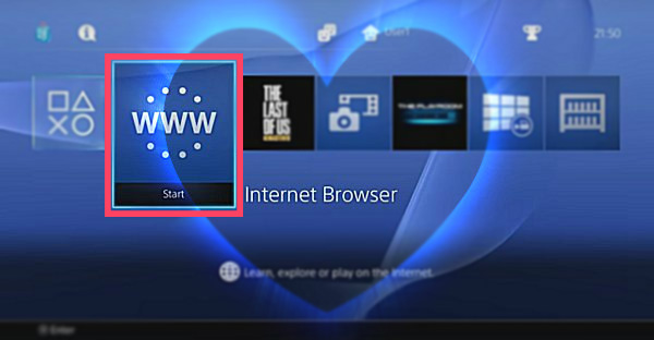 PlayStation internet browser for watching Kick streamers